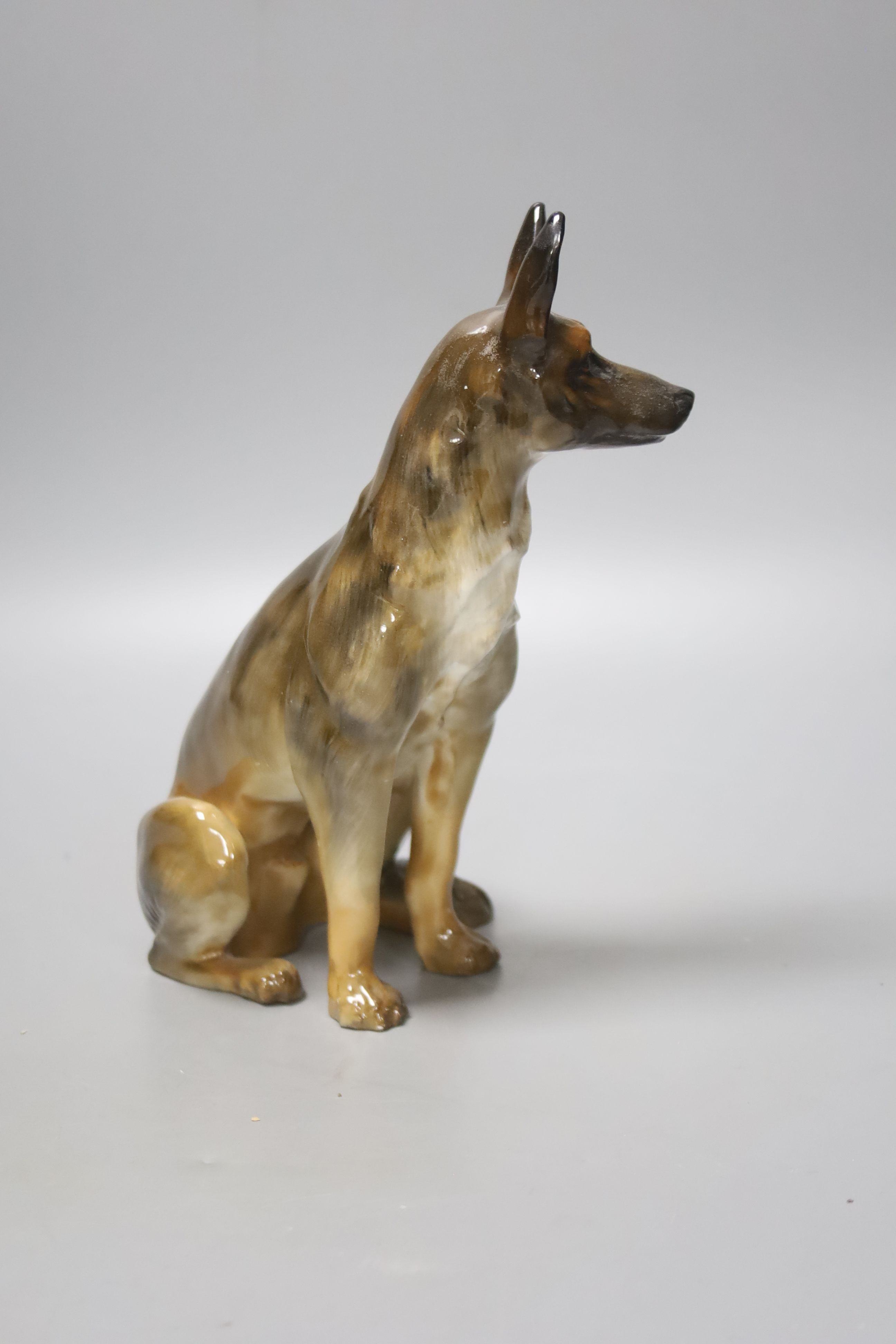 A Royal Doulton Alsatian, HN921, height 20.5cm